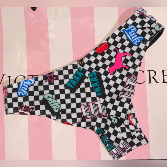 PINK Victoria’s Secret Cotton Strappy Cheekster PINK Panties Cheeky panties - Picture 3 of 4